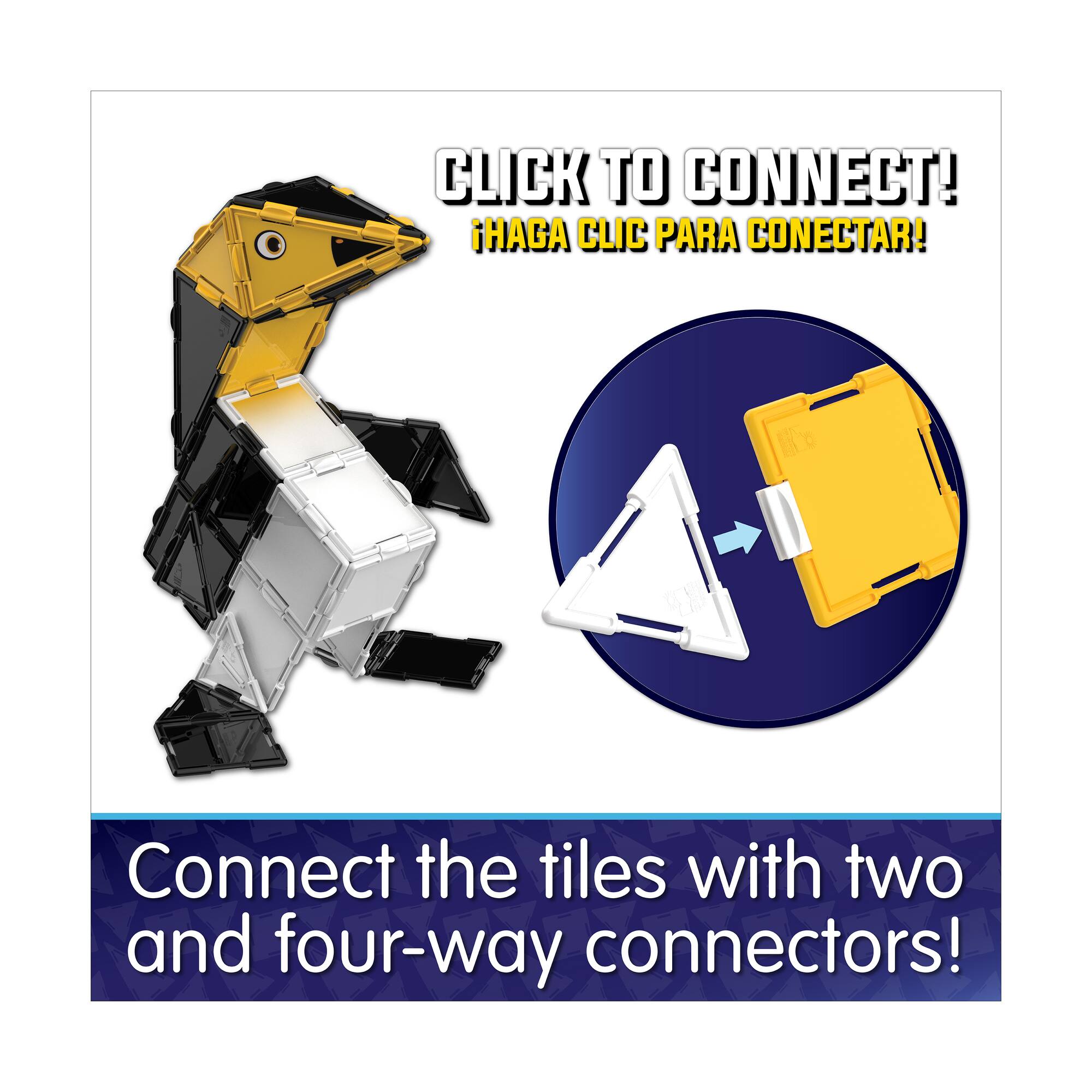 Techno Tiles - Emperor Penguin: 100+ Pcs